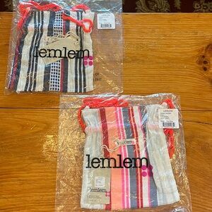 NWT | 2 lemlem bikini drawstring pouches